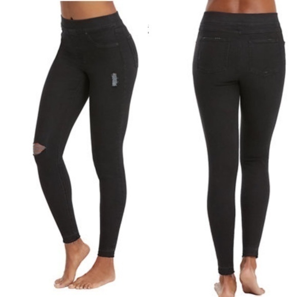 SPANX distressed jeggings